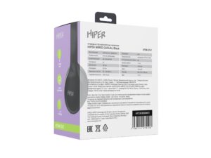 HIPER Наушники накладные WIRED CASUAL BLACK HTW-OV1 — изображение 11