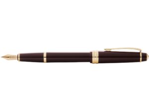 Перьевая ручка Cross Bailey Light Polished Burgundy Resin and Gold Tone, перо F — изображение 5
