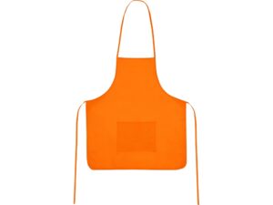 Фартук, оранжевый, плотность 80г/м2