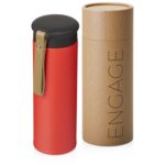 Вакуумный термос Engage, 450 мл, тубус, красный