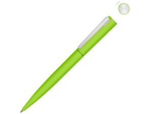 Металлическая шариковая ручка soft touch Brush gum, светло-зеленый