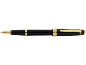 Перьевая ручка Cross Bailey Light Polished Black Resin and Gold Tone, перо F — изображение 2