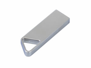 USB 3.0-флешка на 32 Гб с мини чипом, компактный дизайн, отверстие треугольной формы для цепочки — изображение 3