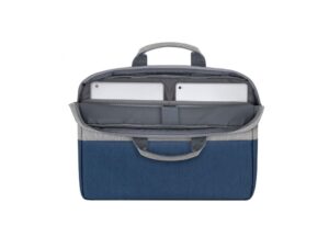 RIVACASE 7532 grey/dark blue сумка для ноутбука 15.6'' — изображение 10