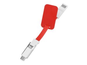 Зарядный кабель 3-в-1 Charge-it, красный — изображение 4