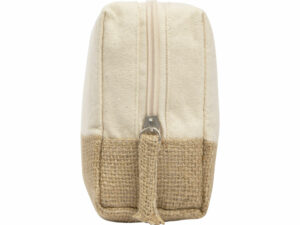 Косметичка Jute с ручкой из хлопка и джута, натуральный — изображение 5