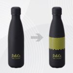 Вакуумная термобутылка Vacuum bottle C1, soft touch, 500 мл, черный, с УФ печатью