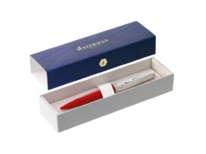 Шариковая ручка Waterman Embleme, цвет: RED CT, стержень: Mblue — изображение 2