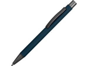 Ручка металлическая soft-touch шариковая Tender, полуночный синий