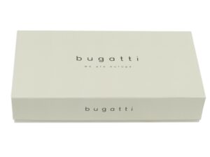 Кошелёк женский BUGATTI Sina, голубой, воловья кожа/полиэстер, 19х3х11 см — изображение 3
