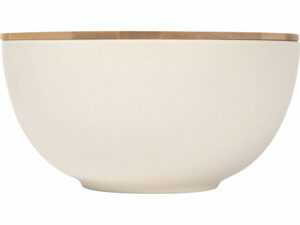 Салатник Bowl с бамбуковой крышкой, бежевый — изображение 7