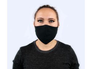 Хлопковая защитная маска для лица многоразовая анатомической формы без шва — изображение 3
