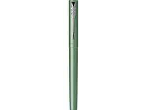 Ручка-роллер Parker Vector XL Green CT, цвет чернил black, стержень: F, в подарочной упаковке. — изображение 8