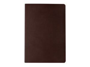 Бизнес тетрадь А5 Megapolis flex 60 л. soft touch клетка, коричневый — изображение 2