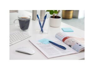 Ручка роллер Parker IM Monochrome Blue, стержень:F, цвет чернил: black, в подарочной упаковке. — изображение 8