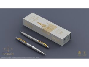 Шариковая ручка Parker Jotter Russia SE, цвет: St. Steel GT, стержень: Mblue — изображение 6