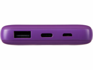 Внешний аккумулятор Powerbank C2, 10000 mAh, фиолетовый — изображение 4