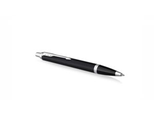 Шариковая ручка Parker IM Mat Black CT лак матовый, стержень: M, цвет чернил: blue, в подарочной упаковке. — изображение 2