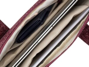 RIVACASE 7921 burgundy red сумка для ноутбука 14 — изображение 9