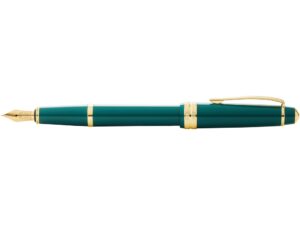 Перьевая ручка Cross Bailey Light Polished Green Resin and Gold Tone, перо F — изображение 3
