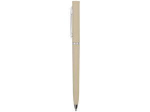 Ручка пластиковая шариковая Navi soft-touch, бежевый — изображение 3