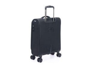 Чемодан TORBER Seyd, чёрный, нейлон 600D, 36,5 х 14 х 54 см, 32 л — изображение 2