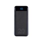 RIVACASE VA2580 (20 000mAh), QC/PD 20W внешний аккумулятор с дисплеем, черный /24