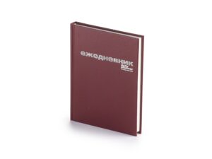 Ежедневник А6 недатированный Бумвинил, бордовый
