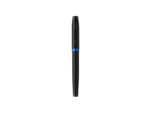 Перьевая ручка Parker IM Vibrant Rings Flame Blue, стержень:F, цвет чернил: blue, в подарочной упаковке. — изображение 2