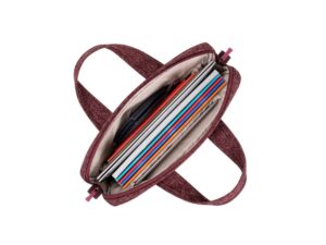 RIVACASE 7921 burgundy red сумка для ноутбука 14 — изображение 19