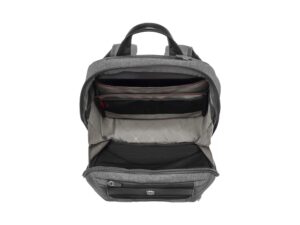 Рюкзак VICTORINOX Architecture Urban2 City Backpack 14'', серый, полиэстер / кожа, 30x19x42 см, 17 л — изображение 7