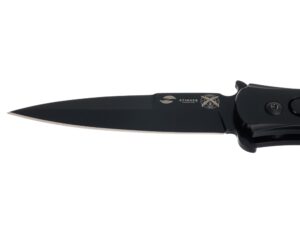 Нож складной Stinger, 118 мм, (черный), материал рукояти: нержавеющая сталь, карбон — изображение 4