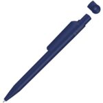 Ручка шариковая из переработанного пластика с матовым покрытием ON TOP RECY, синий