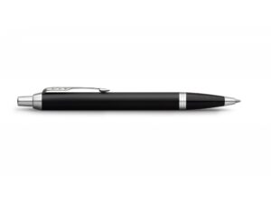 Шариковая ручка Parker IM Mat Black CT лак матовый, стержень: M, цвет чернил: blue, в подарочной упаковке. — изображение 4