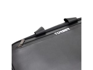 Сумка для ноутбука TORBER VOYAGE 15.6'', черный, нейлон/микрофибра, 43 х 5 х 29 см, 6л — изображение 7