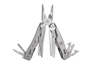 Мультитул Stinger, 106 мм, 15 функций, сталь, серебристый, в комплекте нейлоновый чехол — изображение 2