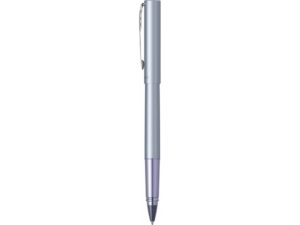 Ручка-роллер Parker Vector XL Silver Blue CT, цвет чернил black, стержень: F, в подарочной упаковке. — изображение 6