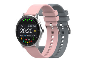 Умные часы HIPER IoT Watch GT, серый/розовый — изображение 5