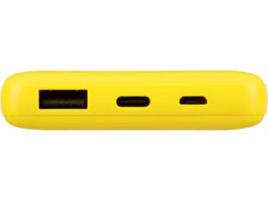 Внешний аккумулятор Powerbank C2, 10000 mAh, желтый — изображение 4