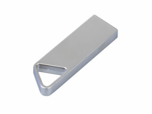 USB 3.0-флешка на 128 Гб с мини чипом, компактный дизайн, отверстие треугольной формы для цепочки — изображение 3