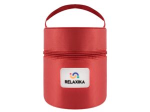 Термос для еды Relaxika 301 в чехле, 500 мл, стальной — изображение 11