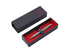 Ручка шариковая Pierre Cardin PRIZMA. Цвет - светло-зеленый. Упаковка Е — изображение 6
