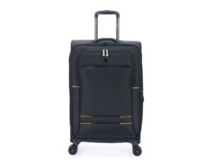 Чемодан TORBER Brosno, чёрный, нейлон 600D, 43,5 х 19 х 68 см, 56 л — изображение 3