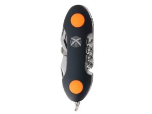 Нож перочинный Stinger, 96 мм, 15 функций, материал рукояти: алюминий, PP (черный/оранжевый) — изображение 6