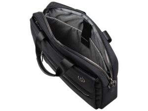 Портфель мужской BUGATTI Nero 15'', чёрный, нейлон 1680D/кожа, 42х10х30 см — изображение 3