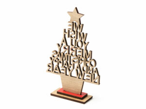 Рождественская елка TINSEL, натуральный/красный — изображение 2