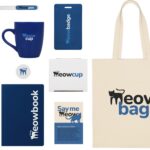Welcome pack Starter Bundle, синий с нанесением