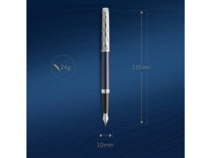 Перьевая ручка Waterman Hemisphere22 SE Deluxe Blue CT, перо: F, цвет: Blue, в подарочной упаковке — изображение 9
