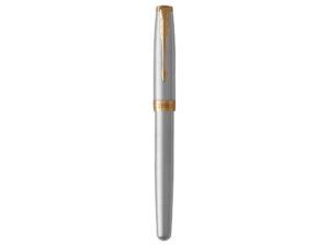 Ручка перьевая Parker Sonnet Core Stainless Steel GT, серебристый/золотистый — изображение 2