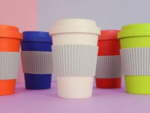 Термокружка Muffin из натуральных волокон, зеленое яблоко (Р) — изображение 3